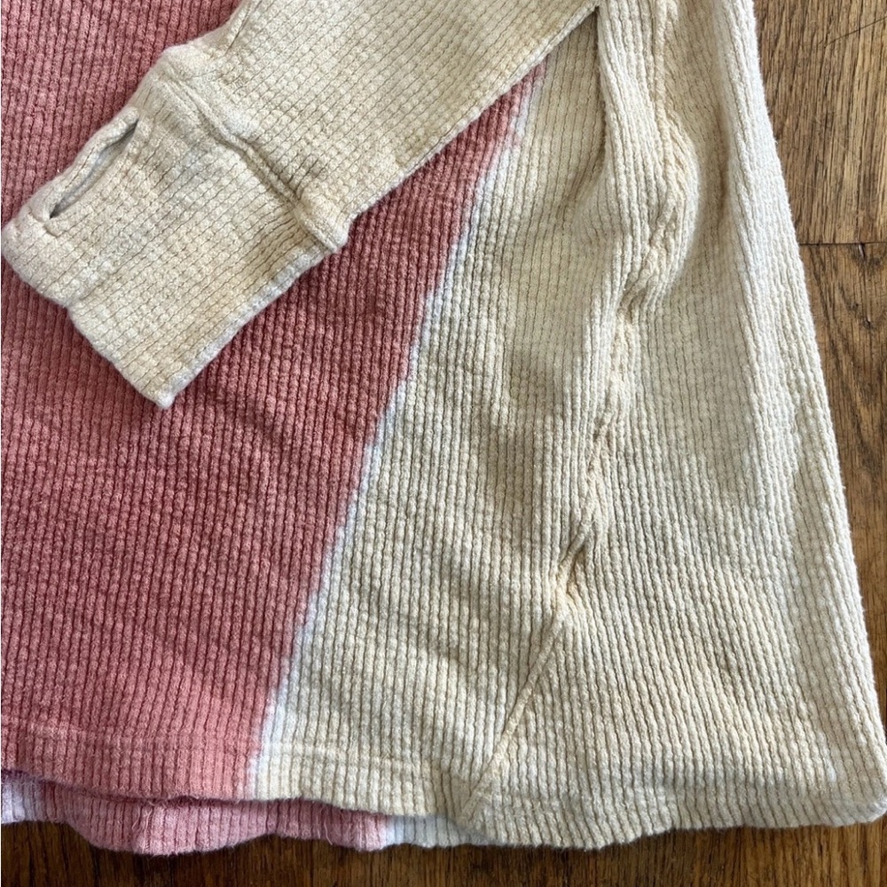 We The Free | Free People Logan Long-Sleeve Thermal T-Shirt in Star Anise Combo - Picture 11 of 16